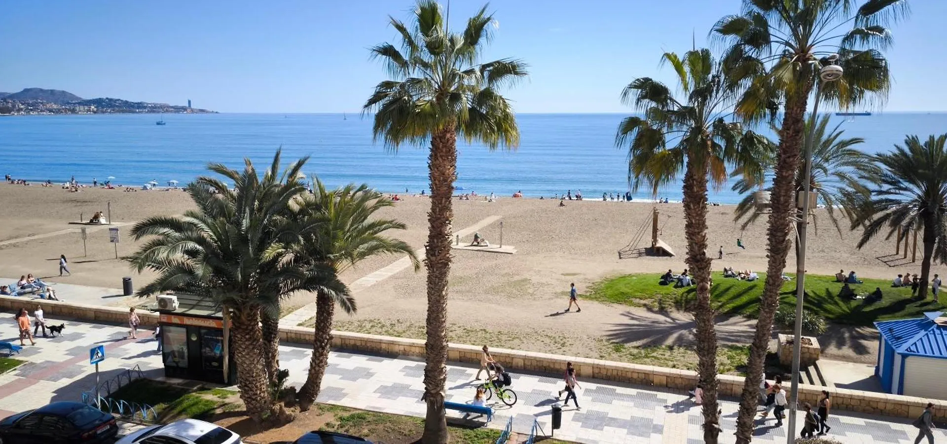 Vistas Al Mar - Frente A La Playa Malagueta 6 Personas Apartment Malaga